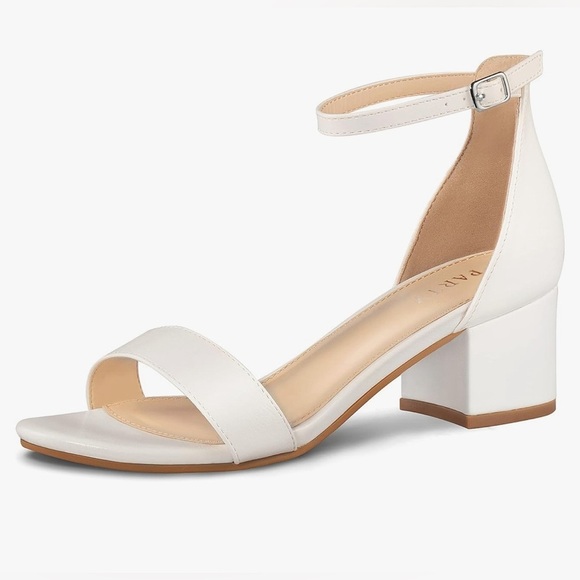 Steve Madden Shoes Women Block Heel Ankle Strap Low Heel Pump Sandals Size 9 New - Picture 2 of 10